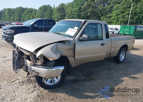 1999 Ford Ranger Xlt from USA, damaged, VIN 1FTYR14X0XTA43431